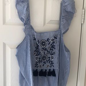 Zara embroidered top! New with tags!